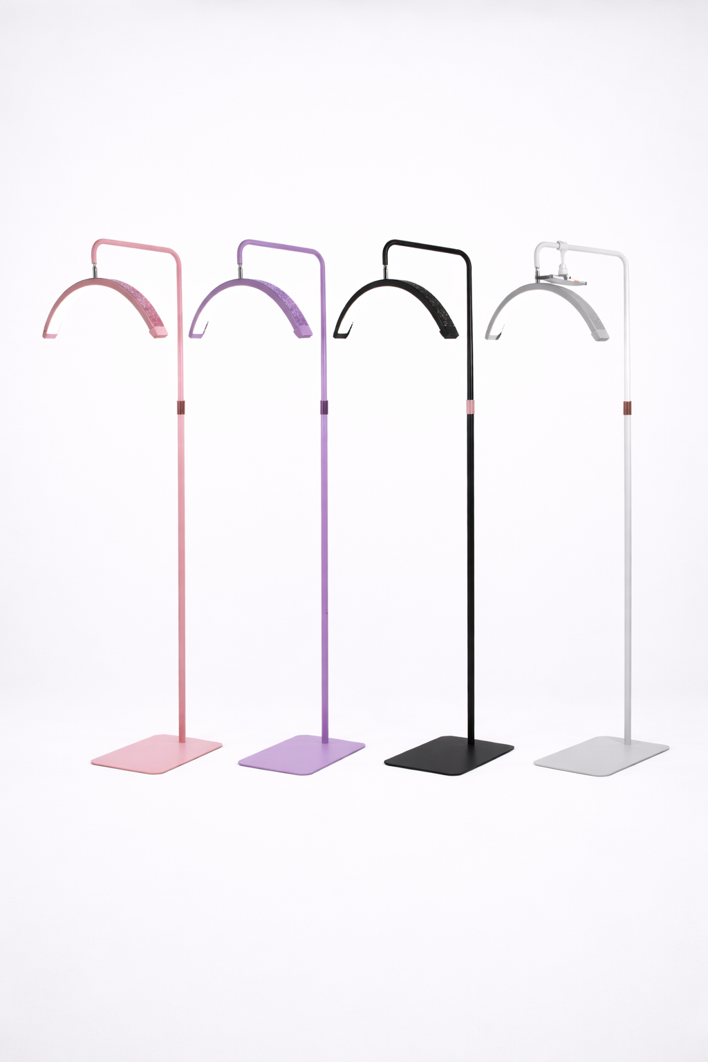 Lampara media luna con brillos