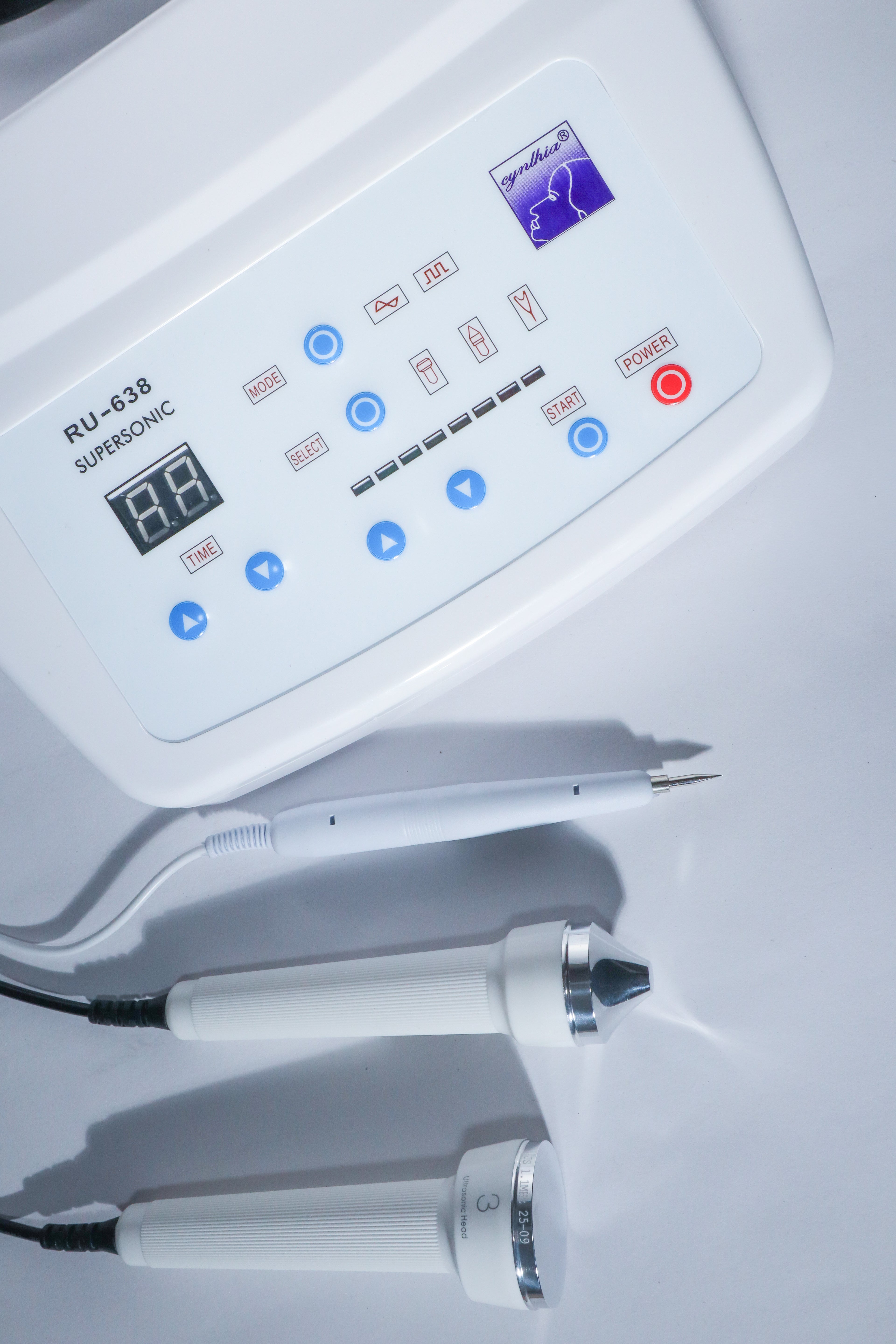 Ultrasonido facial y corporal con cauterizador