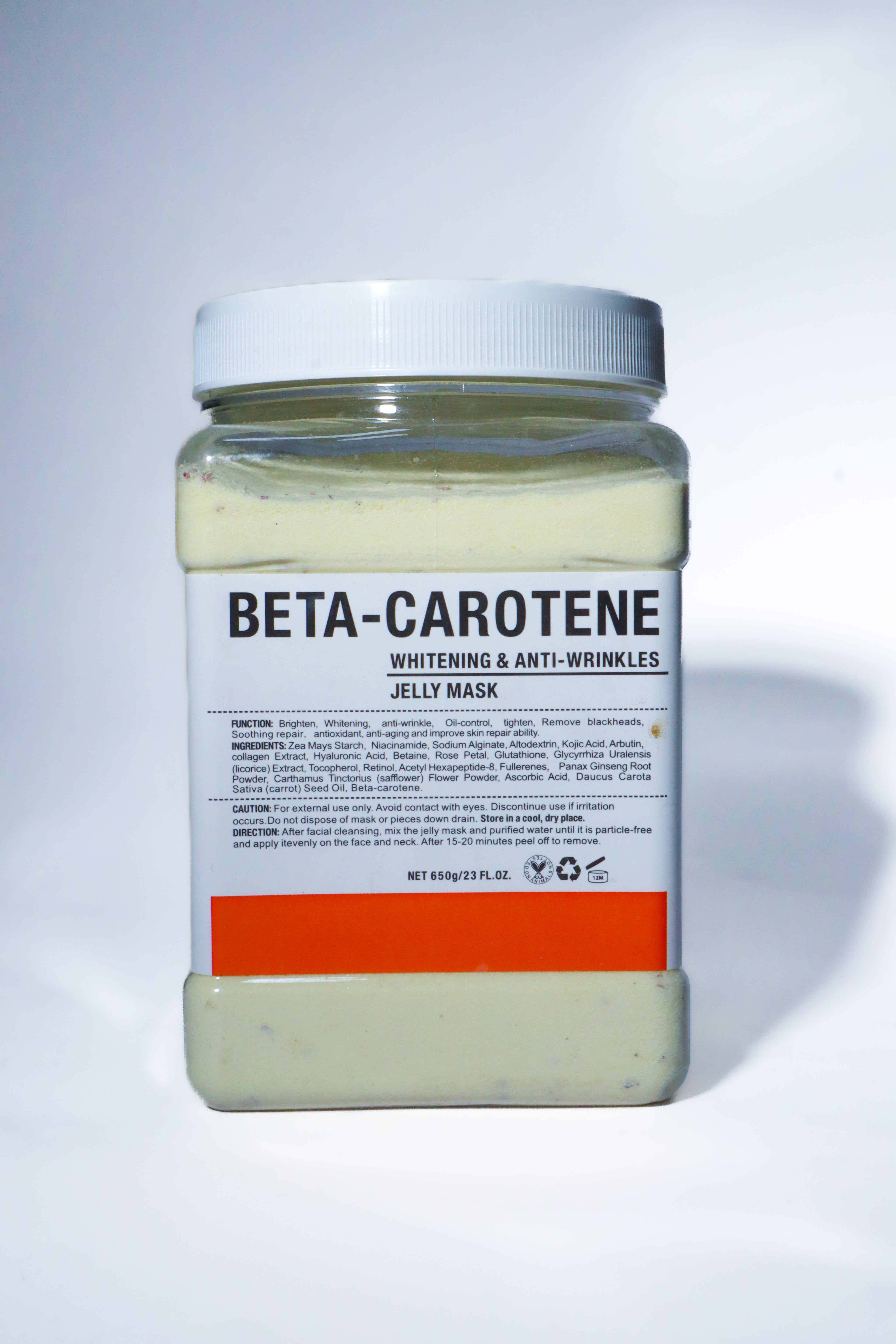 Mascarilla Hidroplastica Beta-Carotene