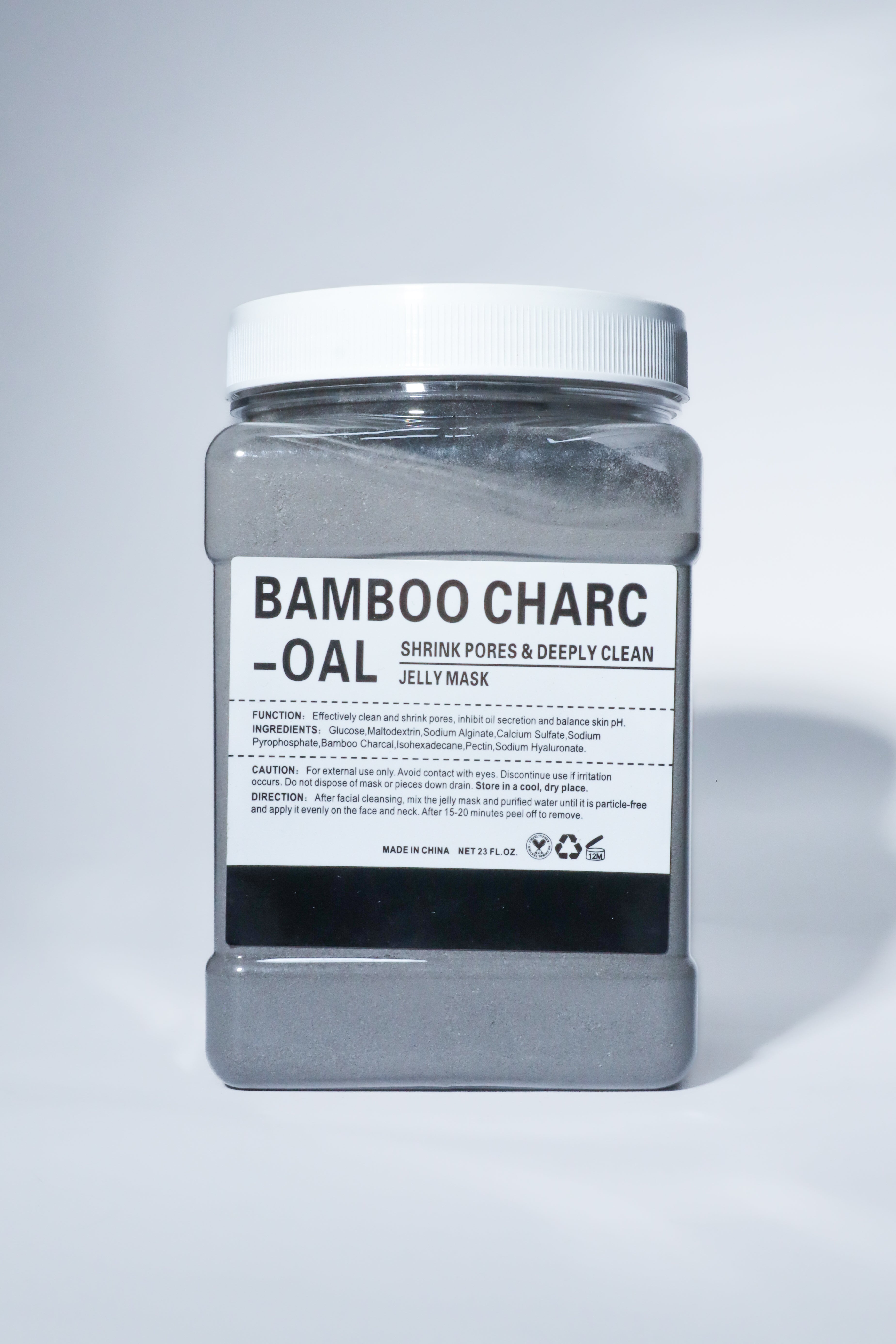 Mascarilla Hidroplastica Bamboo Charcoal