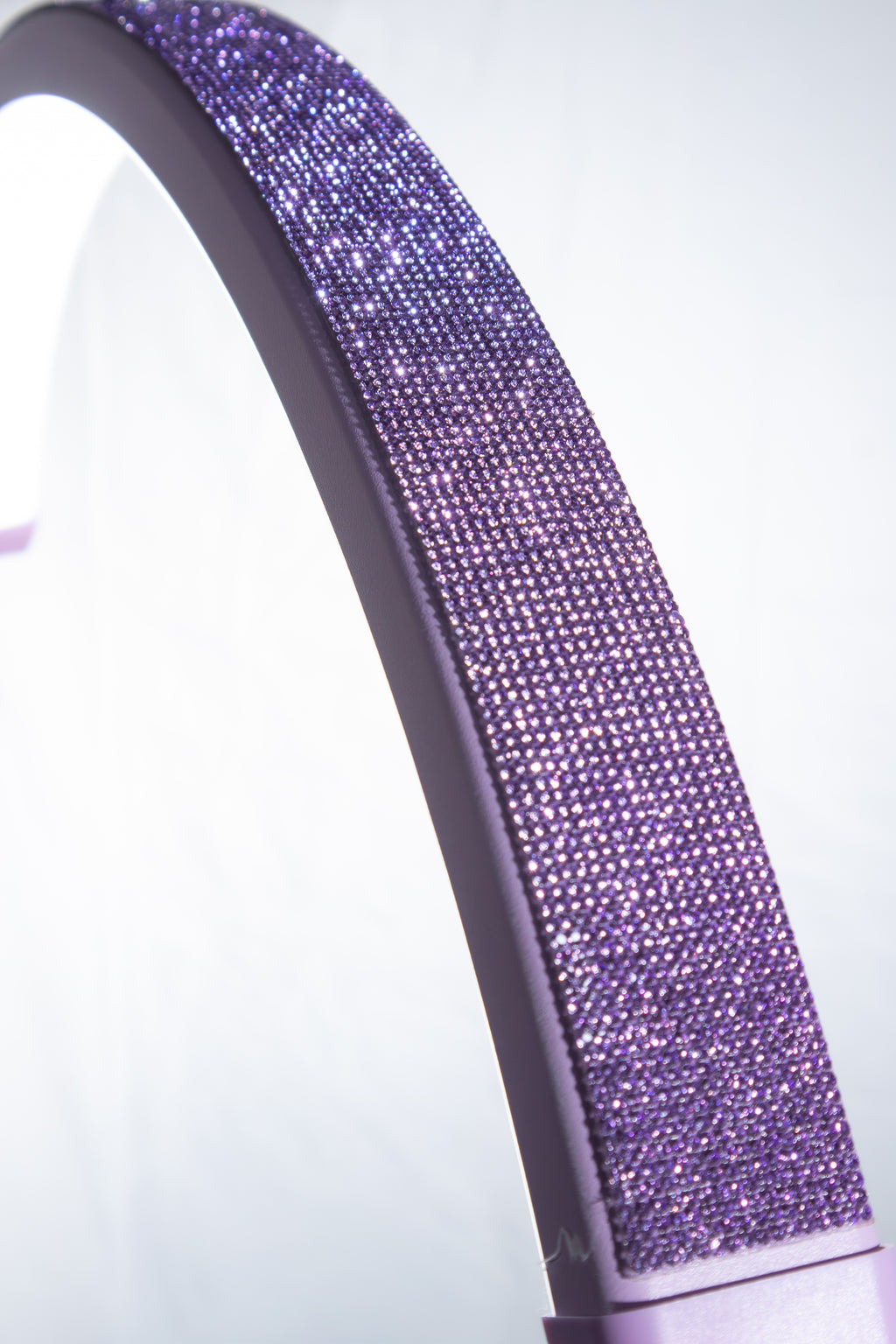 Lampara media luna con brillos