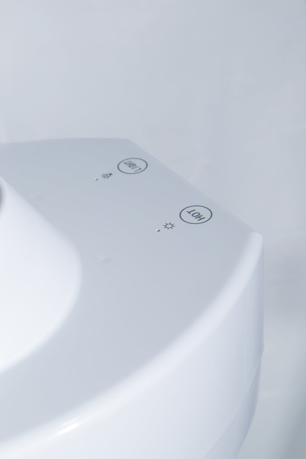 Vapor ozono pedestal base blanca