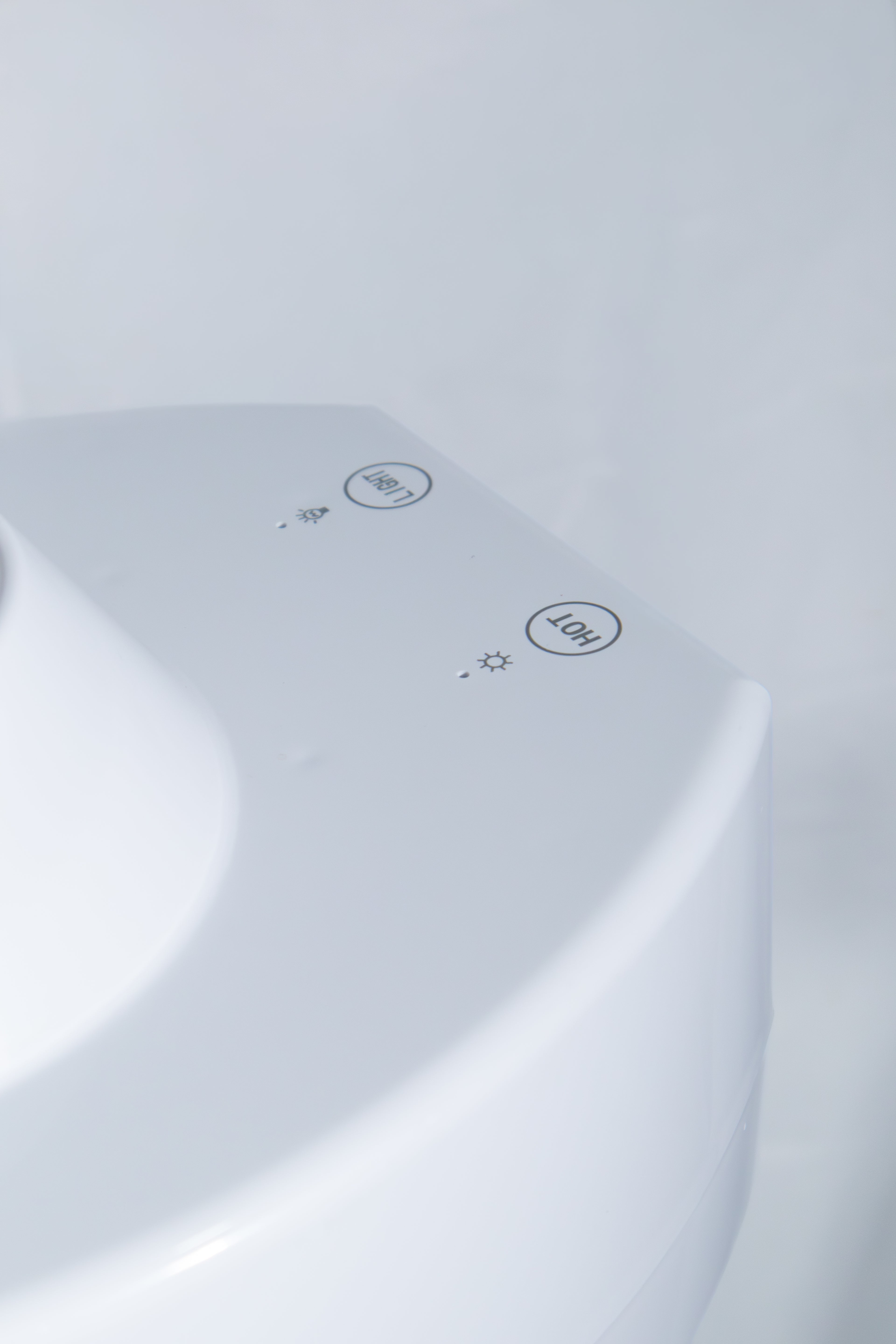 Vapor ozono pedestal base blanca