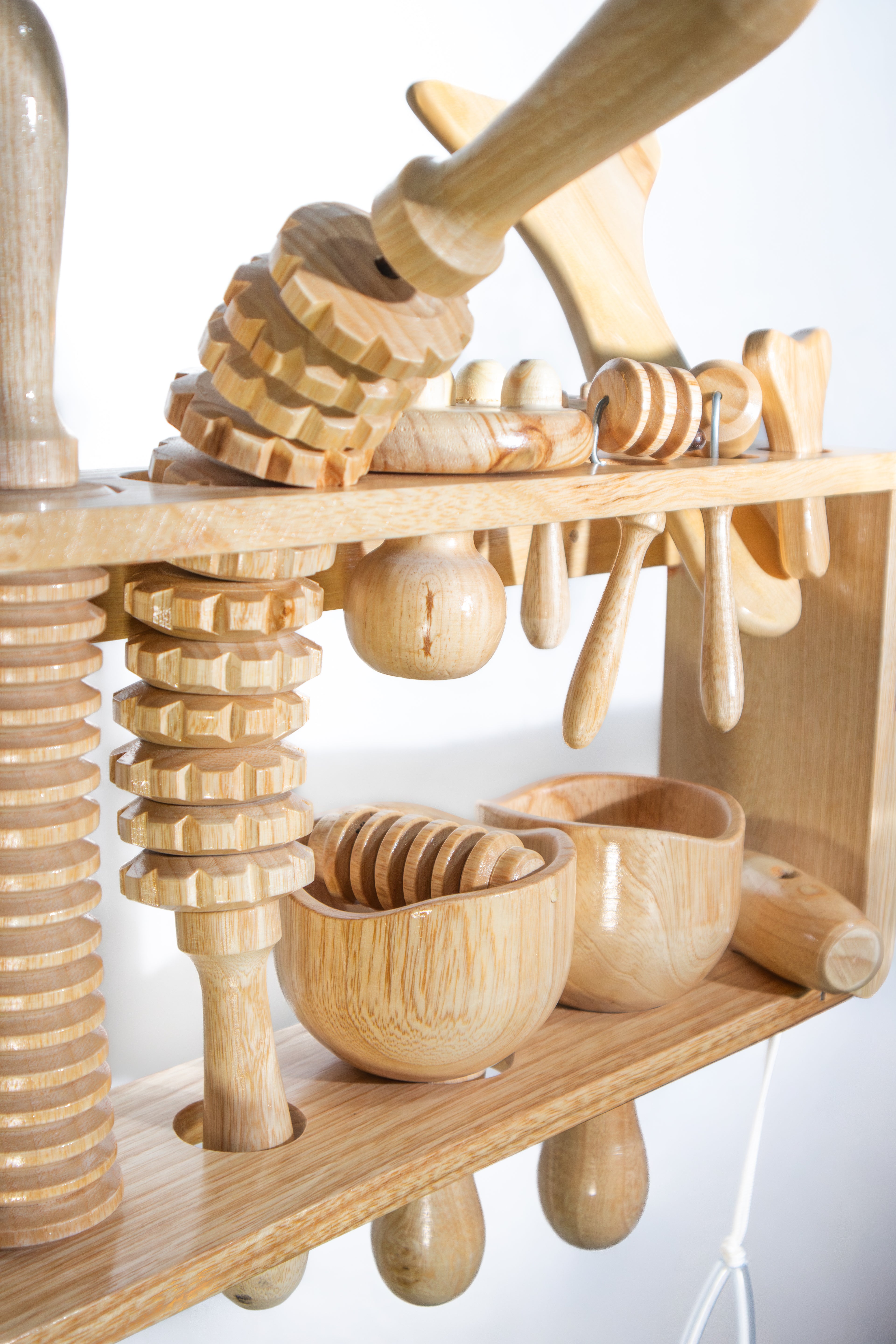 Maderoterapia con repisa