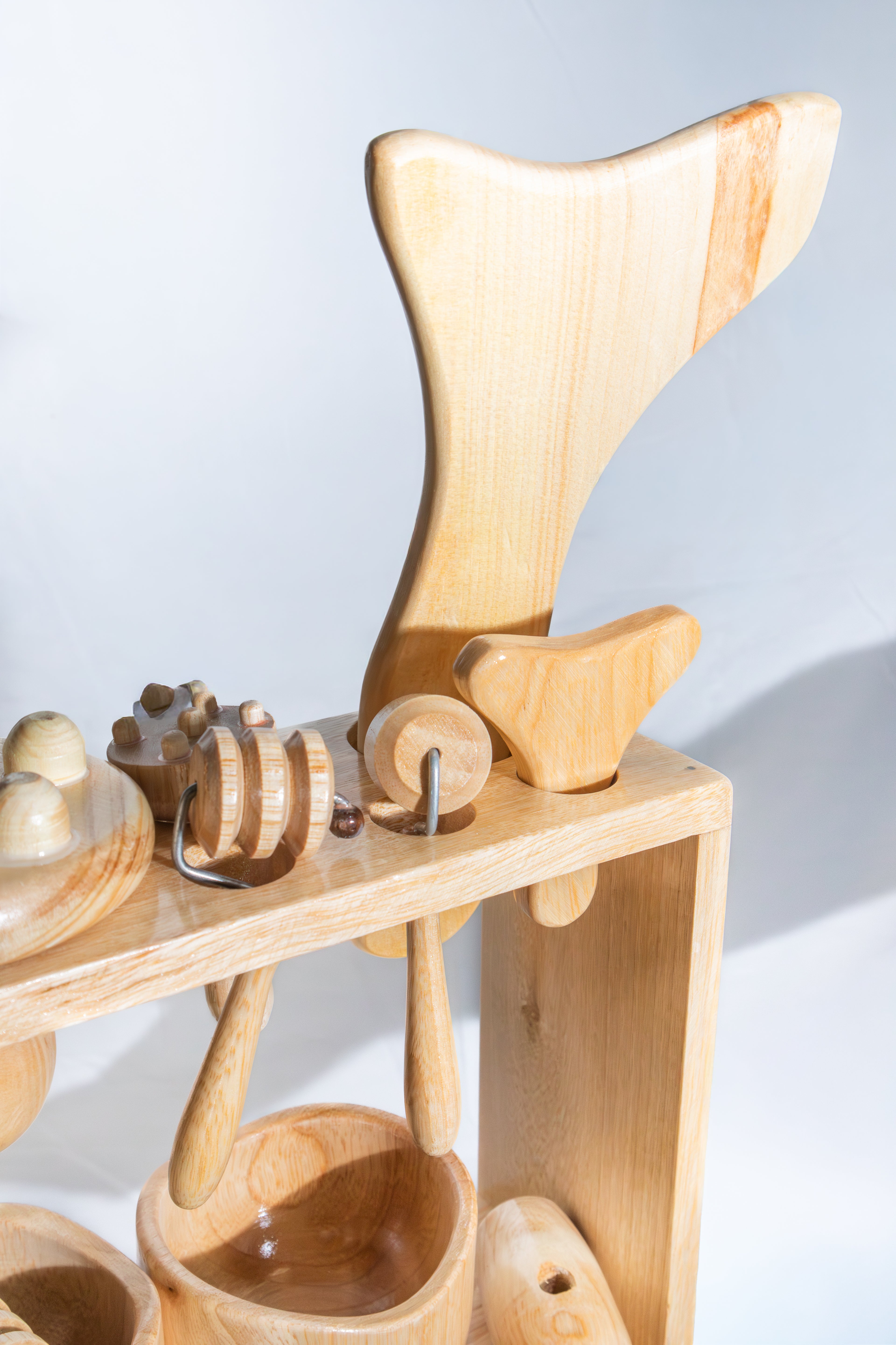 Maderoterapia con repisa